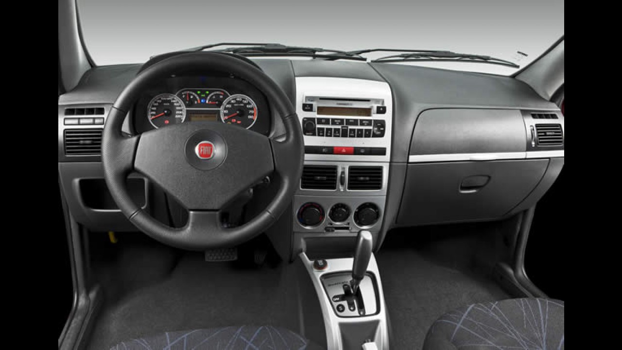 Fiat lança Palio ELX 1.8, Siena HLX 1.8 e Idea Adventure equipados com câmbio Dualogic