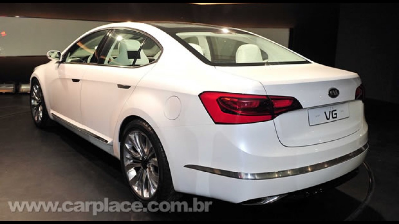 Irmão do Hyundai Azera: Kia divulga imagens do novo VG sedan
