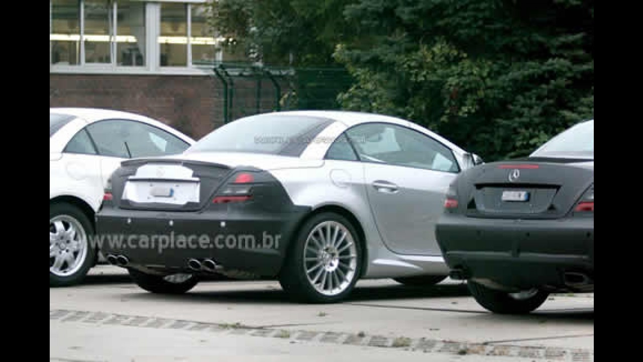 Segredo: Novo coupé-cabriolet Mercedes SLK é flagrado