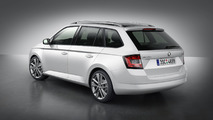 Skoda Fabia Combi blanco maletero