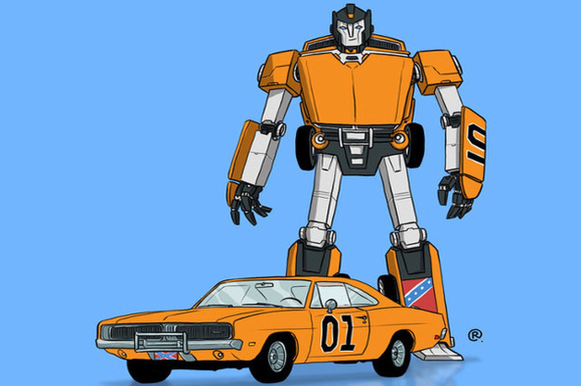 Artist Turns Iconic 1980s Film And Tv Cars Into Transformers 1169337