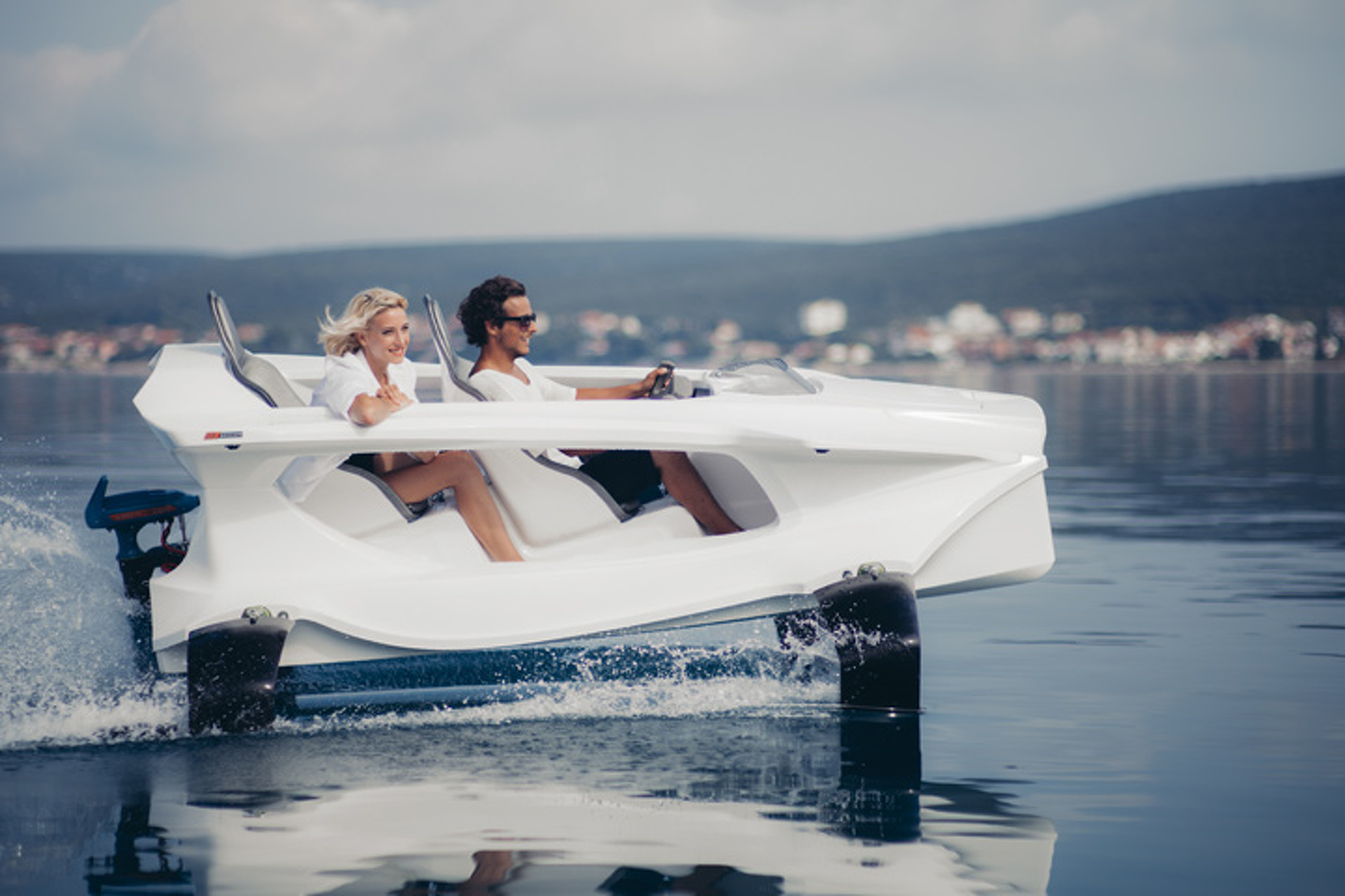 Slice Above the Waves in the World's Weirdest Aquatic Machine
