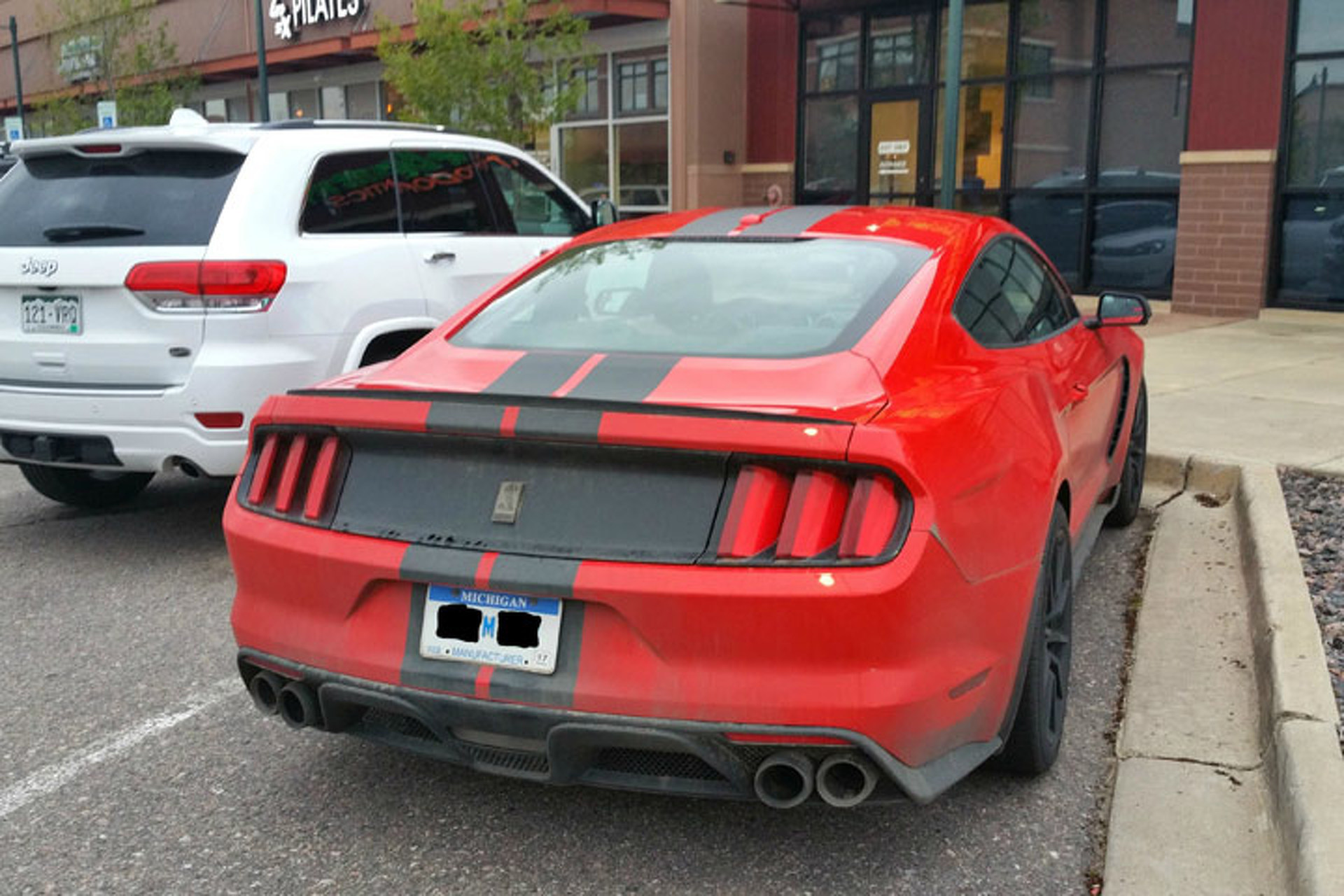 Prototype Shelby GT350 Spotted on the Town