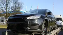 2018 Ford Focus chassis testing mule spy photo