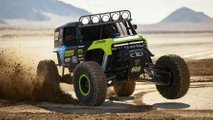 Ford Bronco Ultra4 4400 unlimited class race truck wheel up