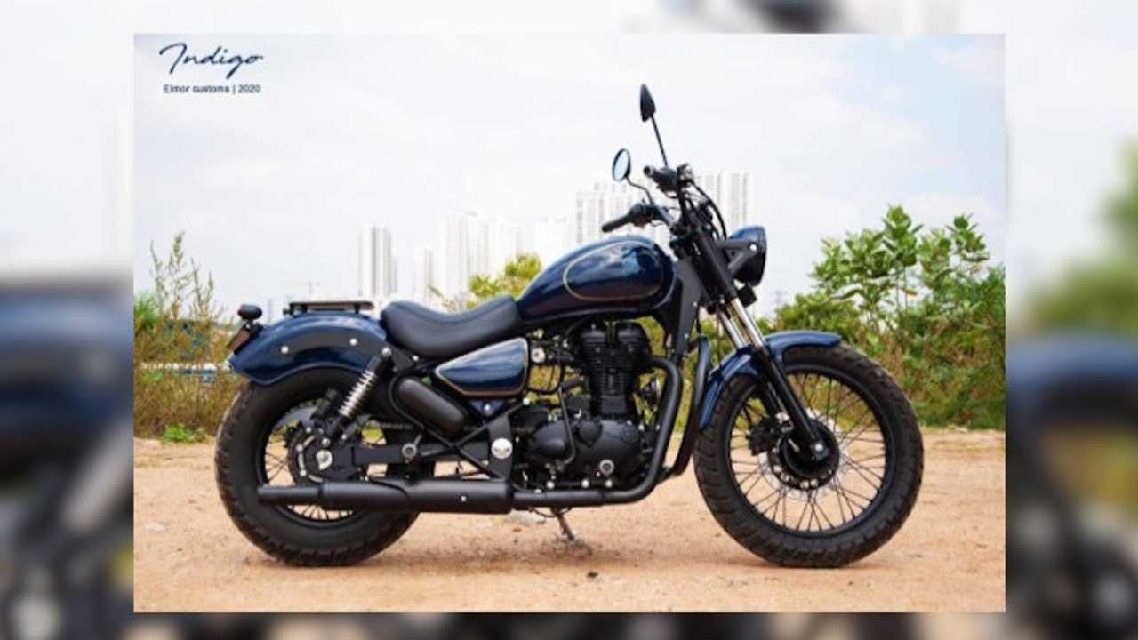 This Custom Royal Enfield Thunderbird Is A Tribute To The Indian Navy