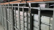 Vistra's Moss Landing Energy Storage Facility – battery racks - back view