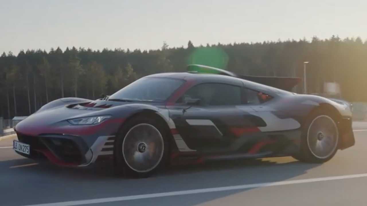 Mercedes AMG Shows Project One Hypercar Out On Public Roads
