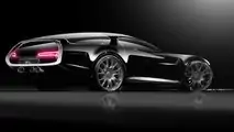 Niels van Roij Design Ferrari Daytona Shooting Brake Hommage Rear Three Quarters