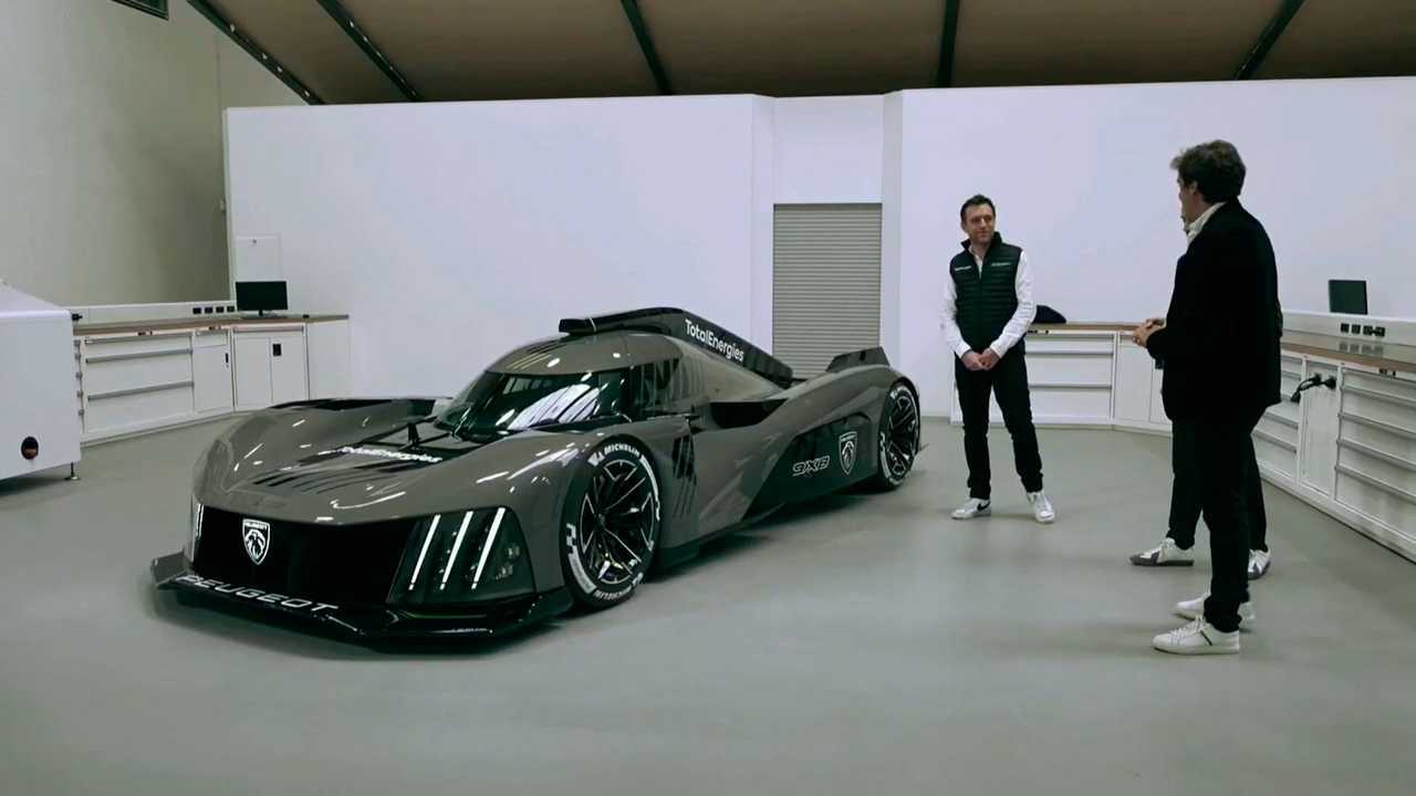 Презентация гиперкара Peugeot 9X8 для Ле-Мана и WEC