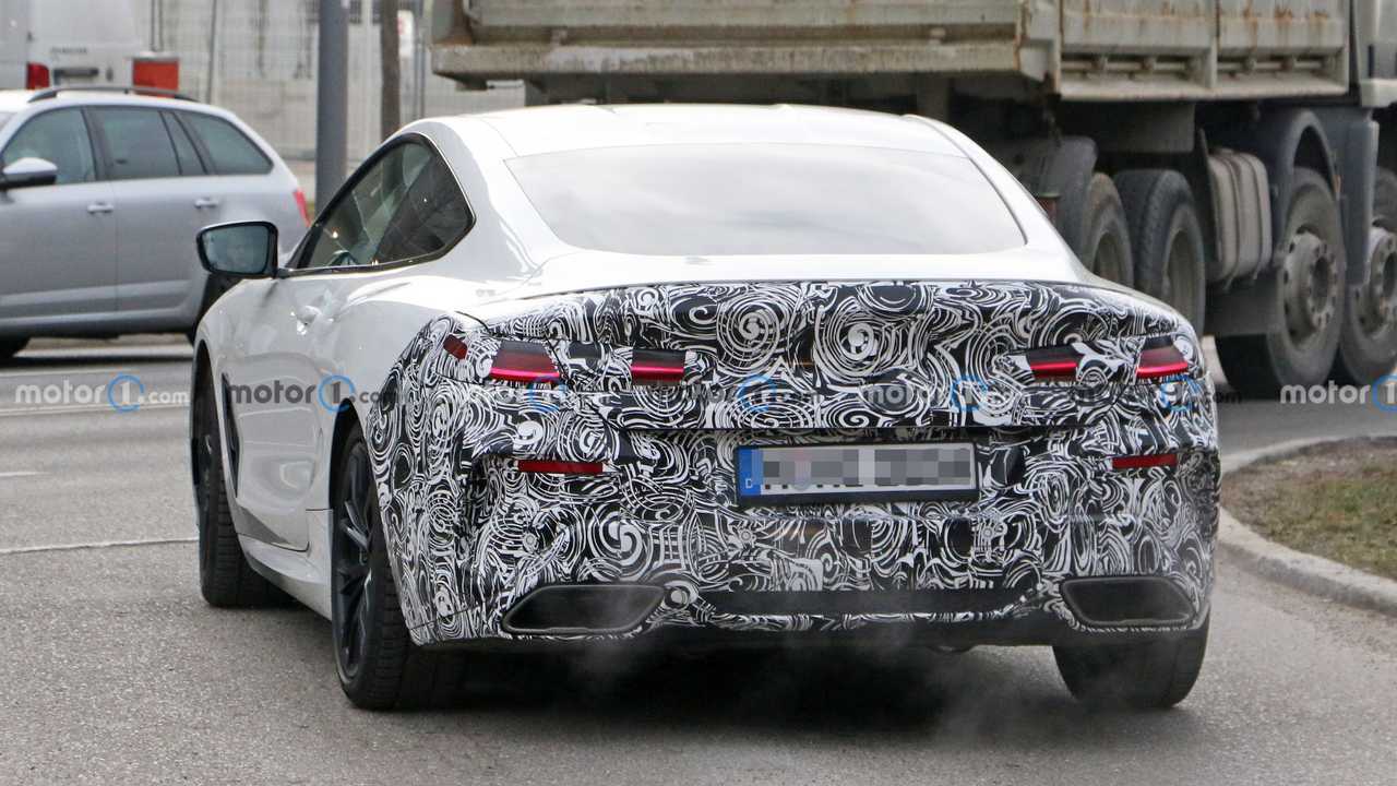 Photo espion BMW Série 8 restylée