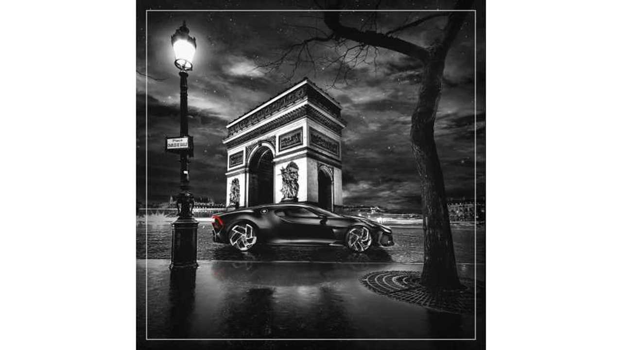 Teasers del Bugatti La Voiture Noire definitivo