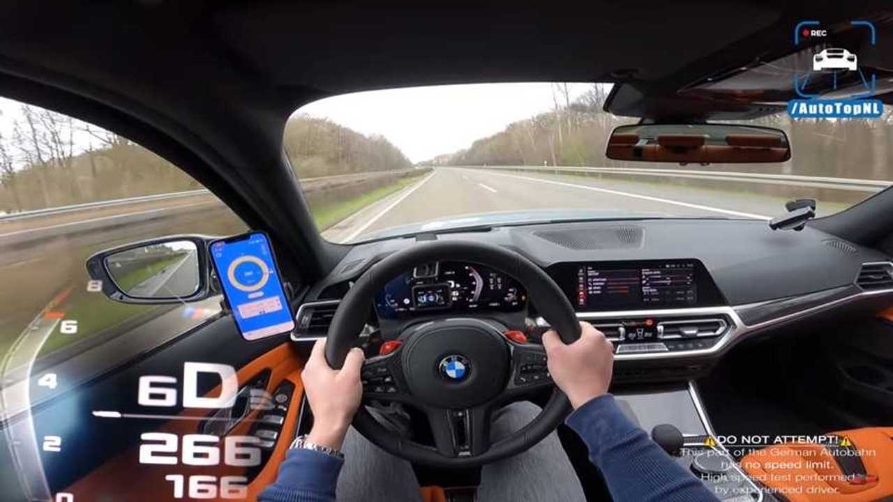 BMW M3 G80 sur l'autobahn