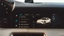 Infodivertissement touristique intérieur Porsche Taycan Turbo Cross 2021