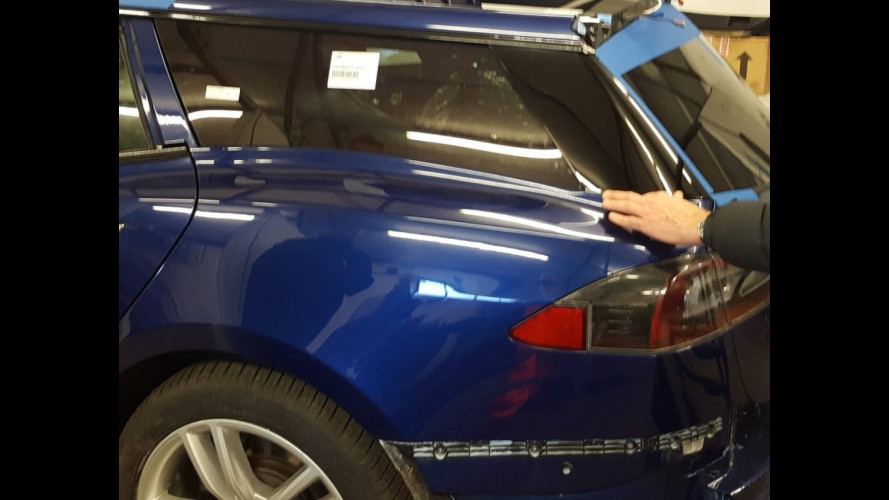 Tesla Model S shooting brake conversion