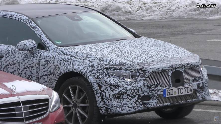 2020 Mercedes GLA screenshot from spy video