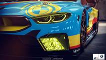 BMW M8 GTE Art Car Render