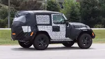2018 Jeep Wrangler Two-Door Spy Photo