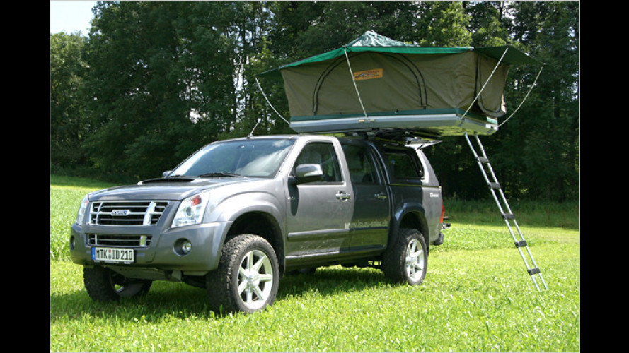 Abenteurer-Mobil: Isuzu D-Max mit Campingaufbau im Test