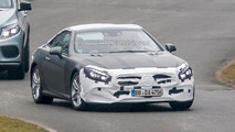 2017 Mercedes-Benz SL facelift spy photo