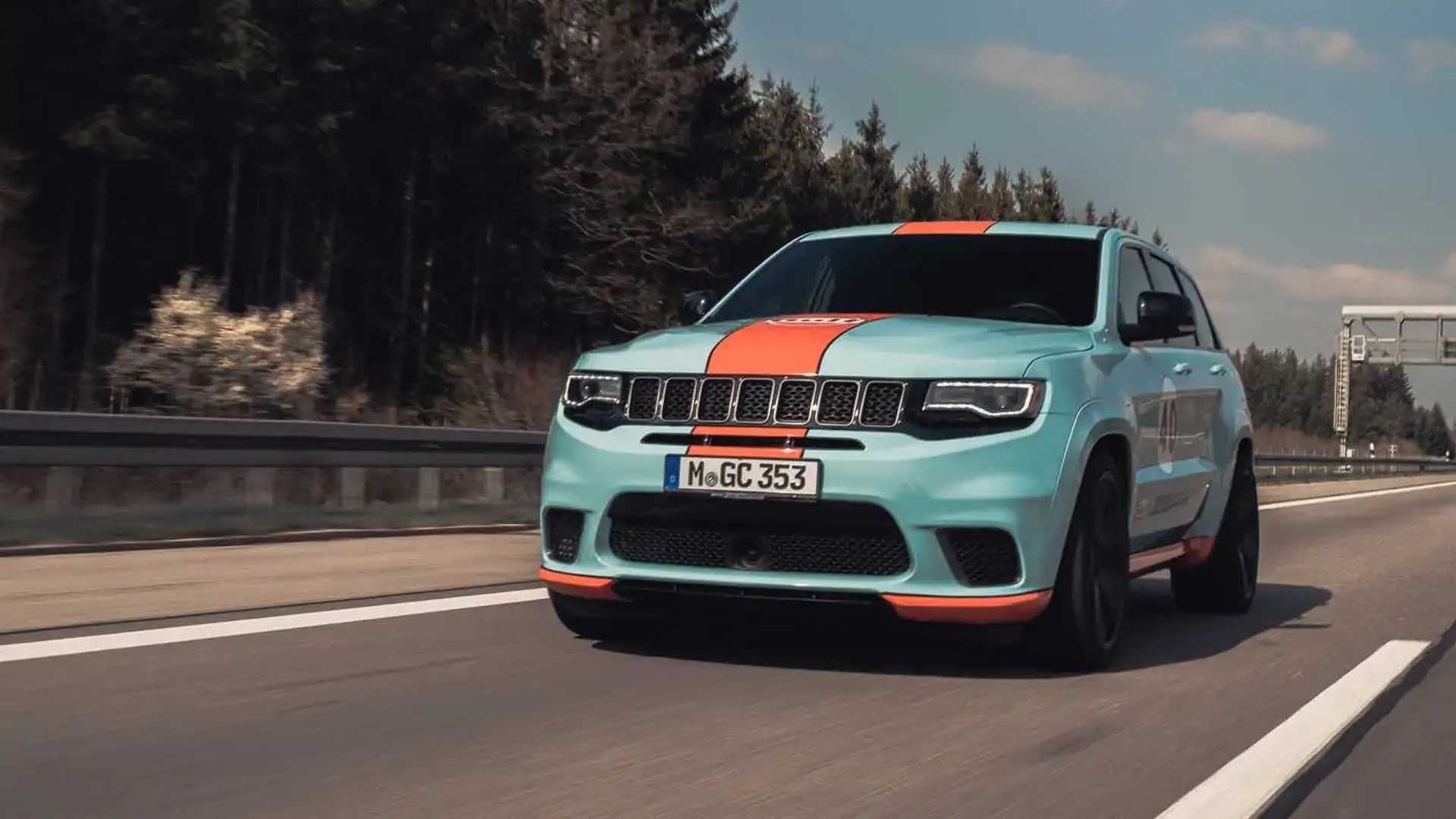 Jeep Grand Cherokee Trackhawk Gets Gulf Livery, 900 HP