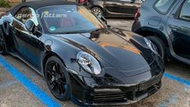Porsche 911 Turbo Convertible Spy Shots From Italy