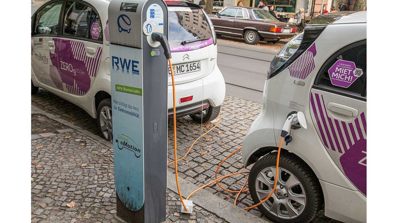 <em>Another sign of the times: RWE, Germany’s biggest gas and energy provider, just launched hundreds of electric vehicle charging stations (Source: <a href=