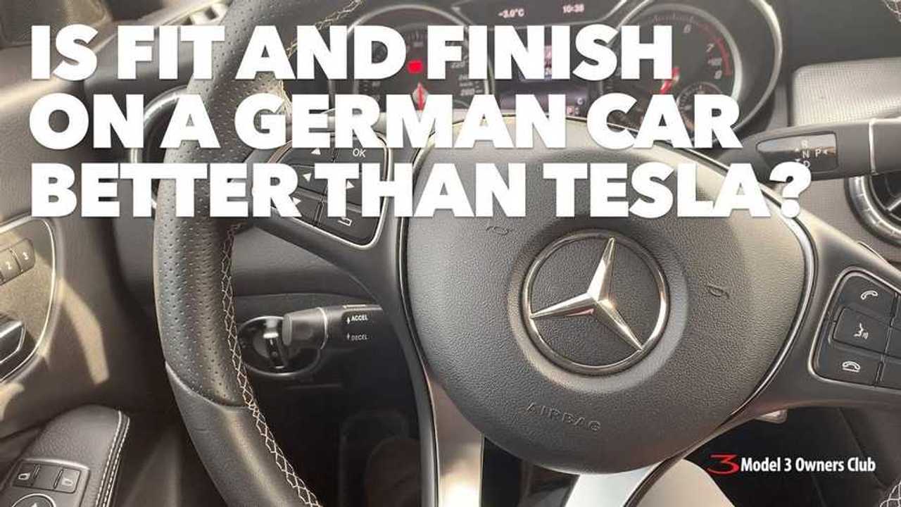 Video: How Does Tesla Fit & Finish Compare To A German Car?