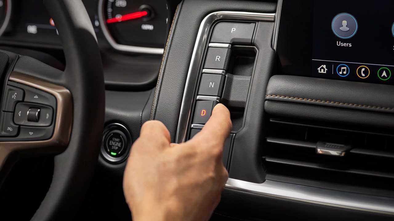 Chevrolet Tahoe, трансмиссионный пульт