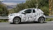 2022 Toyota Aygo neues Spionagefoto
