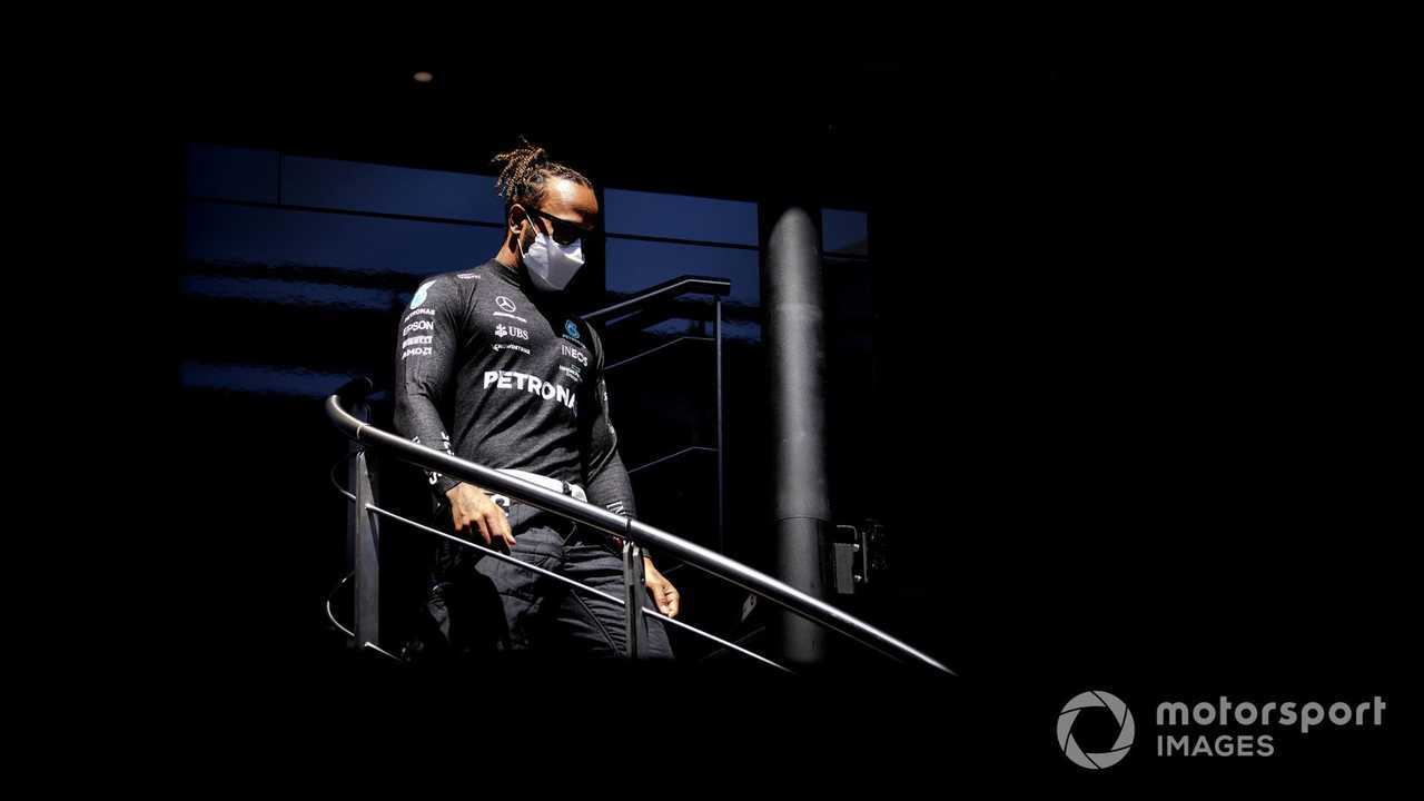 Lewis Hamilton at Spanish GP 2021