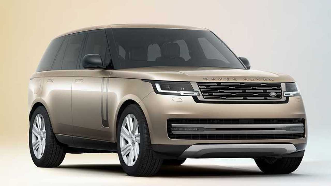 champagne land rover range rover front angle
