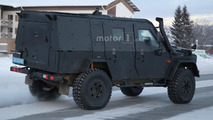 Mercedes G Class Light Armored Patrol Vehicle spy photo