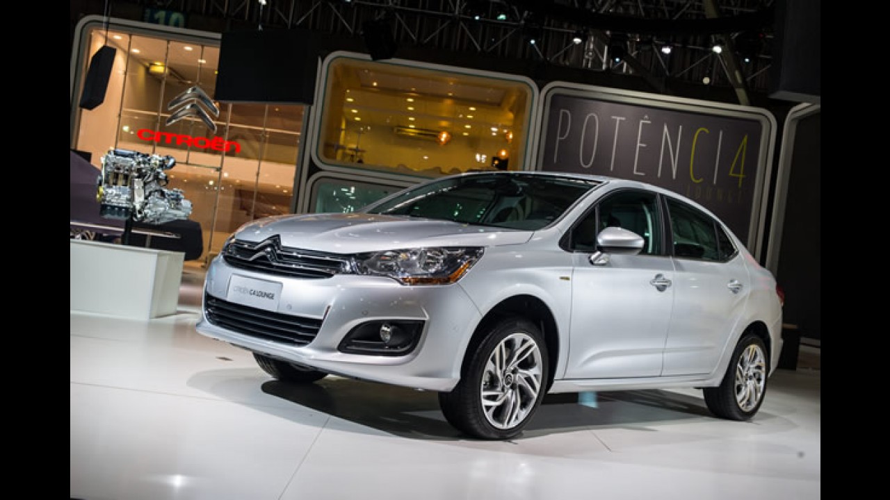 Salão SP: Citroën C4 Lounge ganha motor 1.6 THP Flex de 173 cv