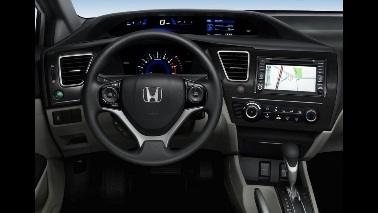 Reestilizado, Honda Civic 2014 movido a GNV chega aos EUA em fevereiro