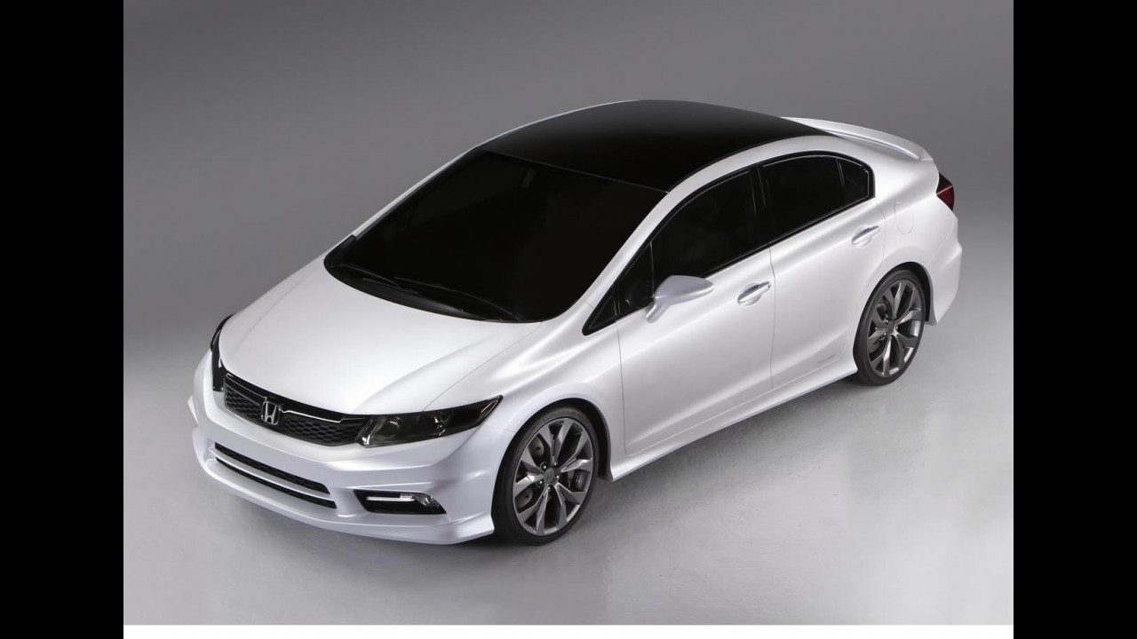 Novo Honda Civic 2012 é apresentado em Detroit disfarçado de conceito - Veja fotos