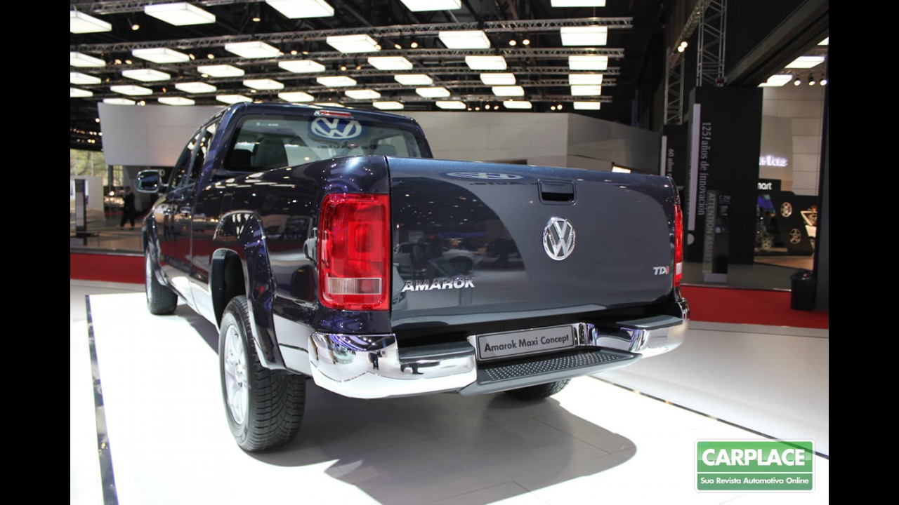 ATUALIZADO COM FOTOS - Surpresa: Amarok Maxi é nova versão com caçamba alongada