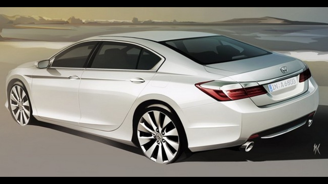 Honda revela os primeiros esboços do Accord russo