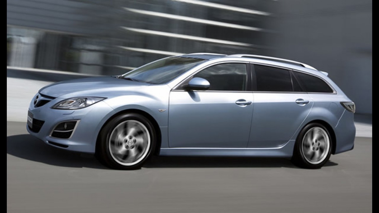 Divulgadas imagens do Mazda 6 2011 - Modelo reestilizado estará no Salão de Genebra