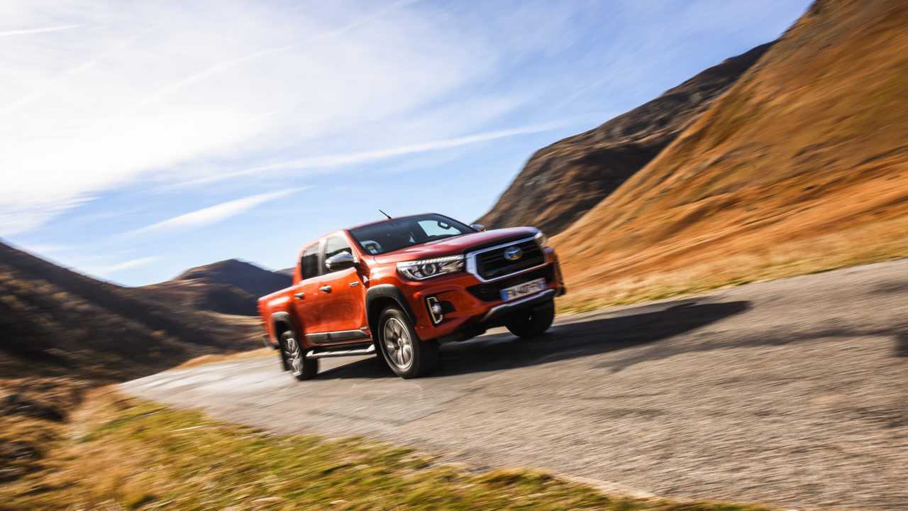 Pick-up dans les Alpes