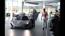 McLaren P1 alla presentazione della MP4-28
