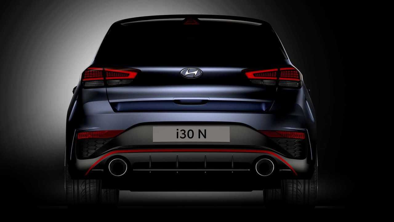 2021 Hyundai i30 N immagine teaser (posteriore)