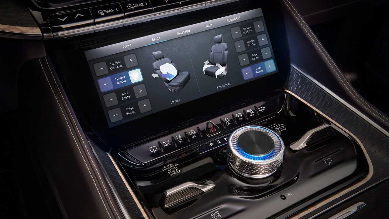 2021 Jeep Grand Wagoneer Touchscreens