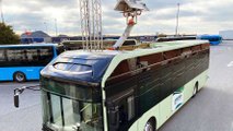 Volvo 7900 Electric with roof-mounted pantograph