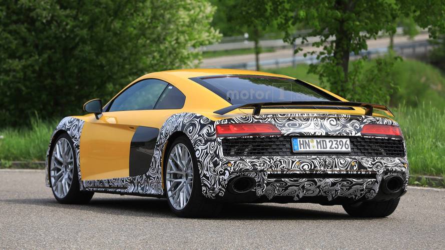 Audi R8 2018 fotos espia