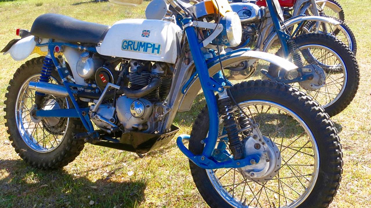 <strong>The Grumph: A Triumph 500 engine will fit, barely, in a Griffon chassis for a bump in grunt.</strong>