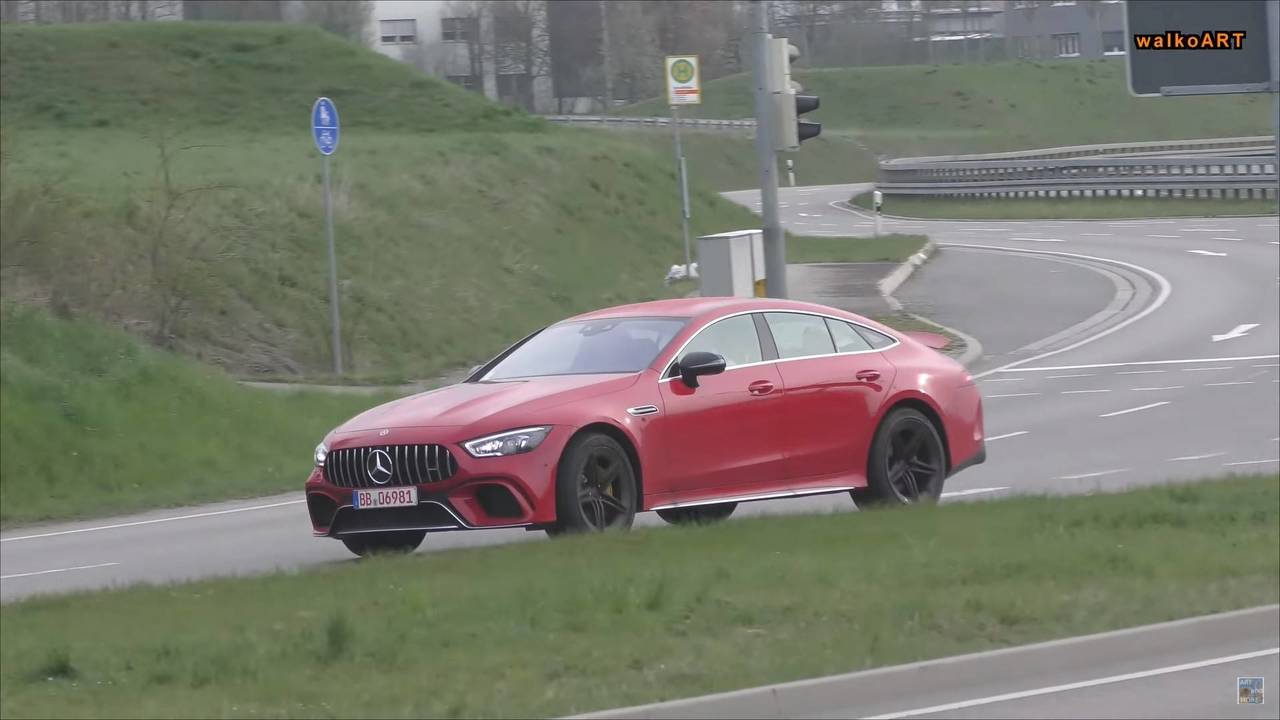 Mercedes-AMG GT 4-Door Coupe on the streets