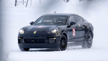 Possible 2019 Porsche Mission E spy photo