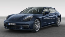 Porsche Panamera Sport Turismo 2018 rendu