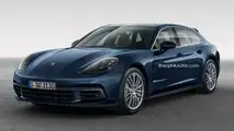 Porsche Panamera Sport Turismo 2018 rendu